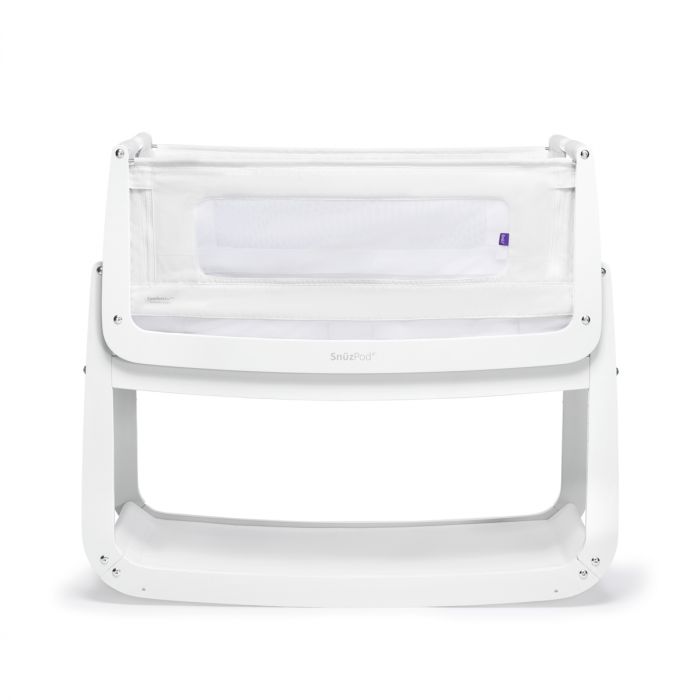 SnuzPod 4 Bedside Crib with Mattress - White product image