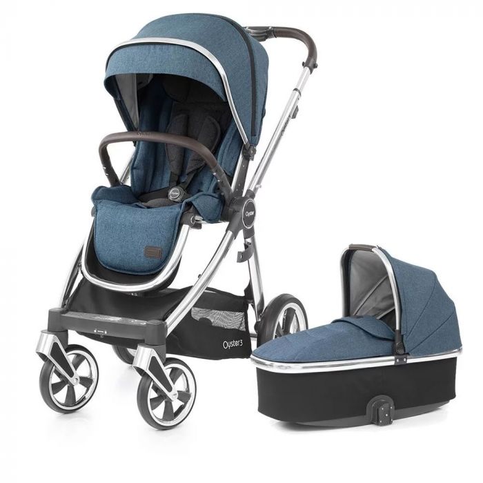 BabyStyle Oyster 3 Mirror Stroller and Carrycot - Regatta