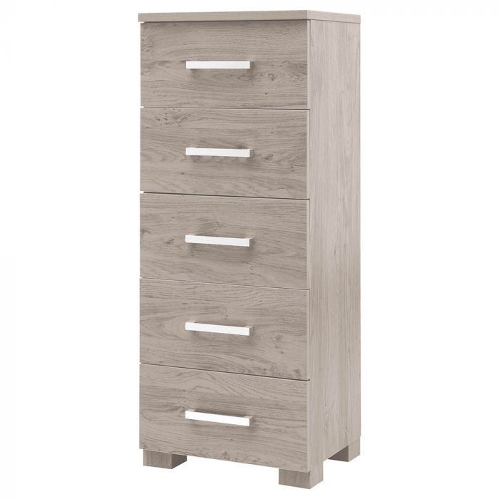 Babystyle Tall Boy Chest of Drawers - Bordeaux Ash