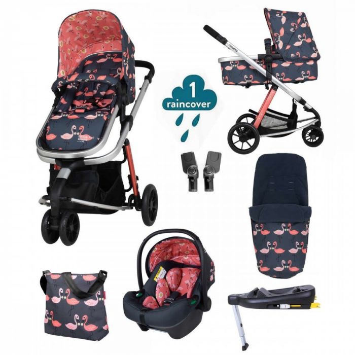 Cosatto Giggle 2 in 1 i-Size Everything Bundle - Pretty Flamingo product image