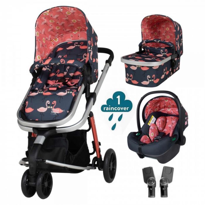 Cosatto Giggle 3 in 1 i-Size Car Seat Bundle - Pretty Flamingo product image