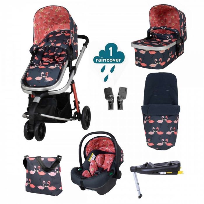 Cosatto Giggle 3 in 1 i-Size Everything Bundle - Pretty Flamingo product image