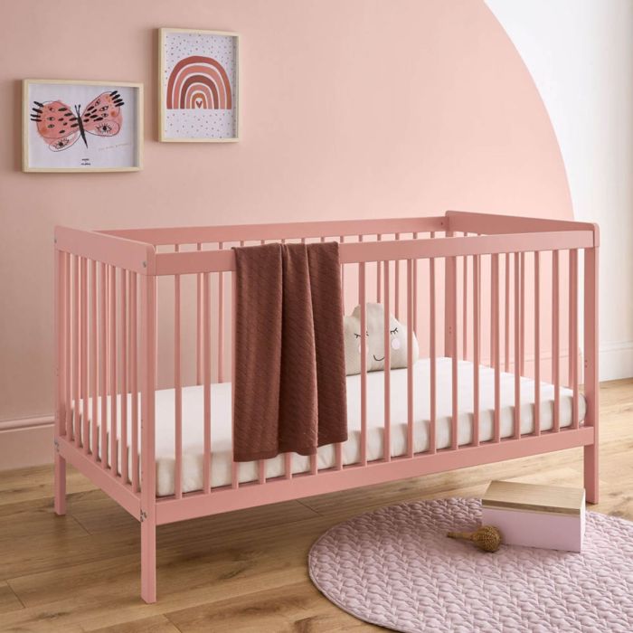 CuddleCo Nola Cot Bed - Soft Blush product image