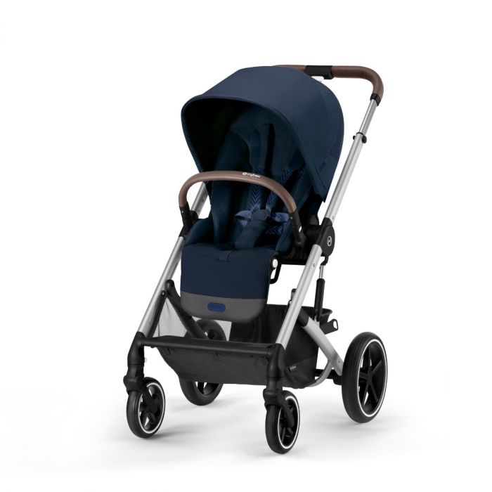 Cybex Balios S Lux Silver Pushchair - Ocean Blue product image
