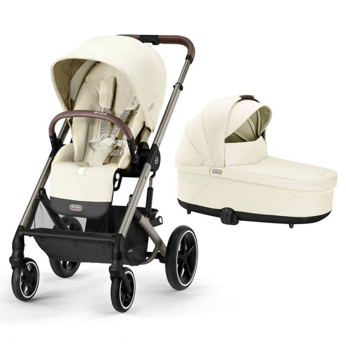 Cybex Balios S Lux Taupe Pushchair & Carrycot - Seashell Beige product image