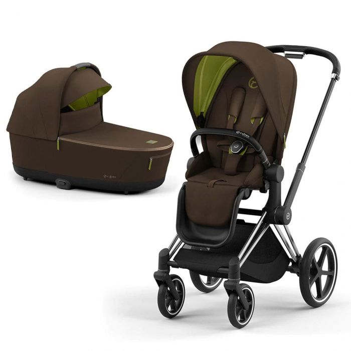 Cybex Priam Pushchair with Lux Carrycot - Khaki Green (2022) product image