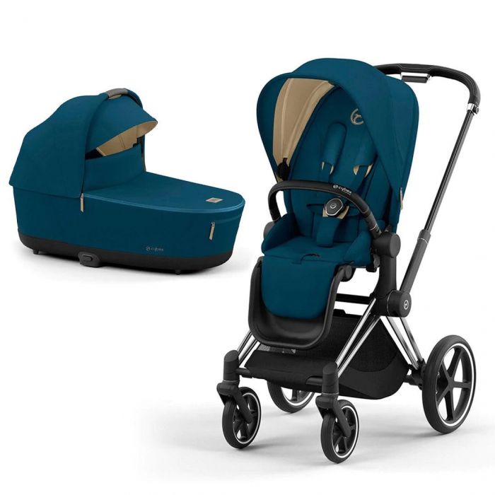 Cybex Priam Pushchair with Lux Carrycot - Mountain Blue (2022) product image