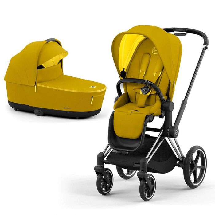 Cybex Priam Pushchair with Lux Carrycot - Mustard Yellow (2022) product image