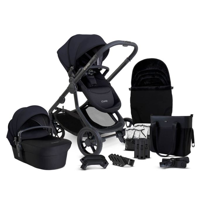 iCandy Orange 4 Pushchair with Complete Accessory Bundle - Black Edition product image