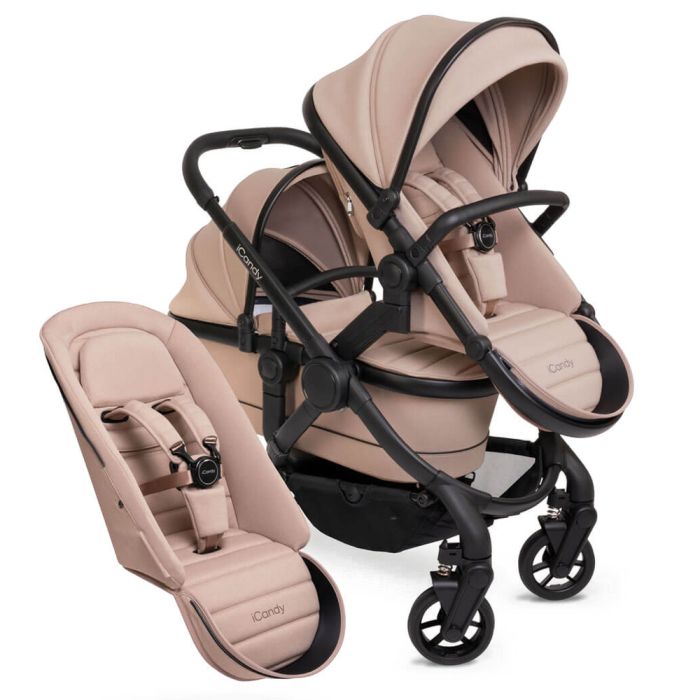 iCandy Peach 7 Double Pushchair - Cookie