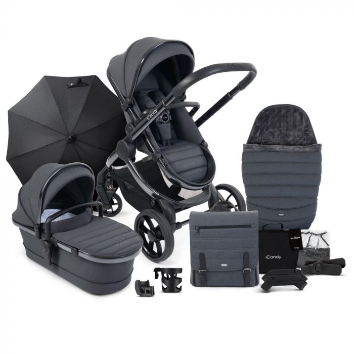 iCandy Peach 7 with Complete Accessory Bundle - Dark Grey product image