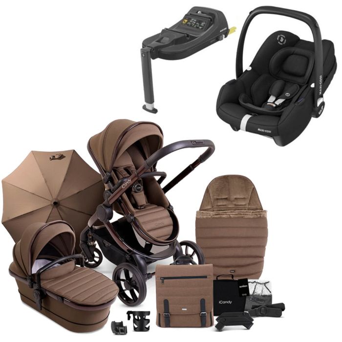 iCandy Peach 7 Travel System Bundle with Maxi-Cosi CabrioFix iSize & Base - Coco product image
