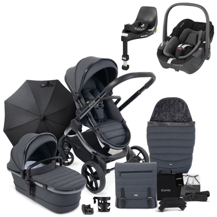 iCandy Peach 7 Travel System Bundle with Maxi-Cosi Pebble 360 & Base product image