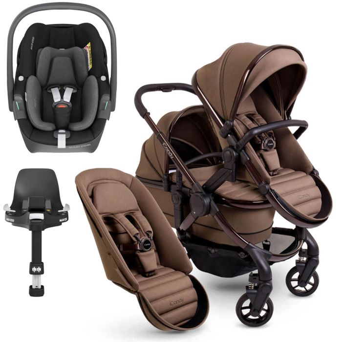 iCandy Peach 7 Double Maxi-Cosi Pebble 360 Travel System Bundle - Coco product image