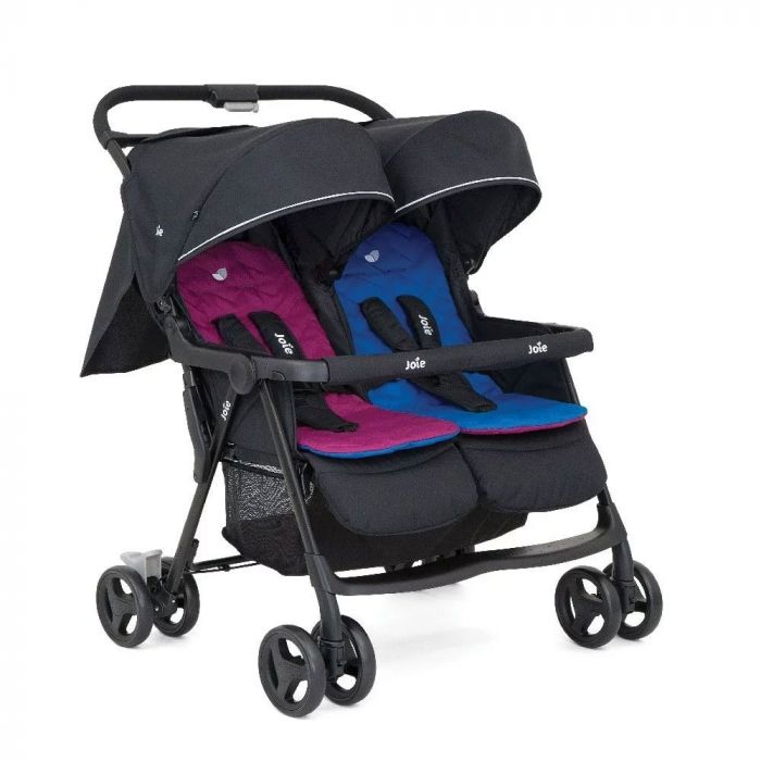  Joie Aire Twin Stroller - Rosy & Sea