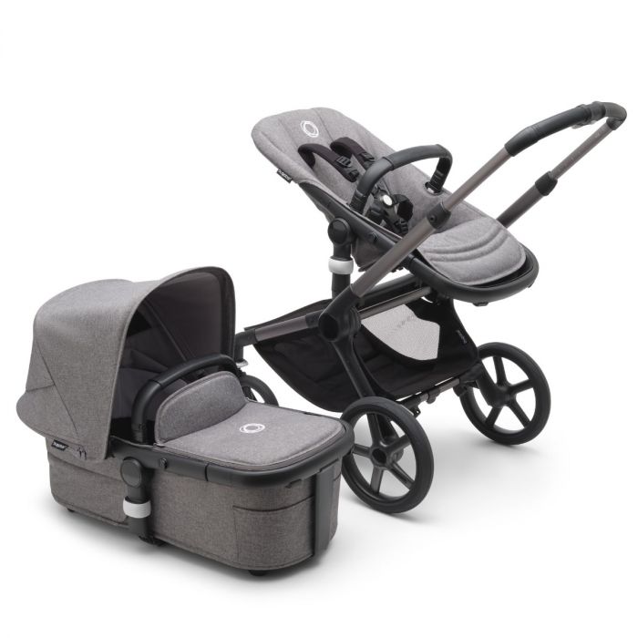 Bugaboo Fox 5 Complete Pushchair & Carrycot - Grey Melange product image