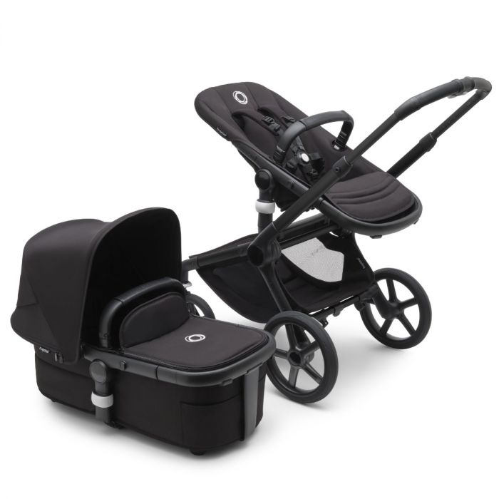 Bugaboo Fox 5 Complete Pushchair & Carrycot - Midnight Black product image