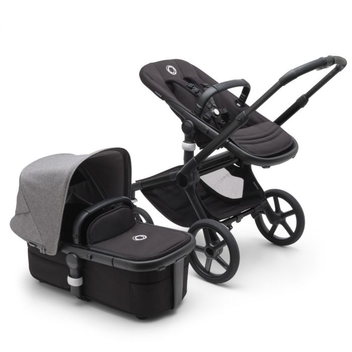 Bugaboo Fox 5 Pushchair & Carrycot - Grey Melange Canopy product image
