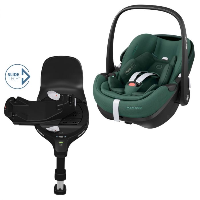 Maxi-Cosi Pebble 360 Pro i-Size Car Seat + FamilyFix 360 Pro Base - Essential Green product image