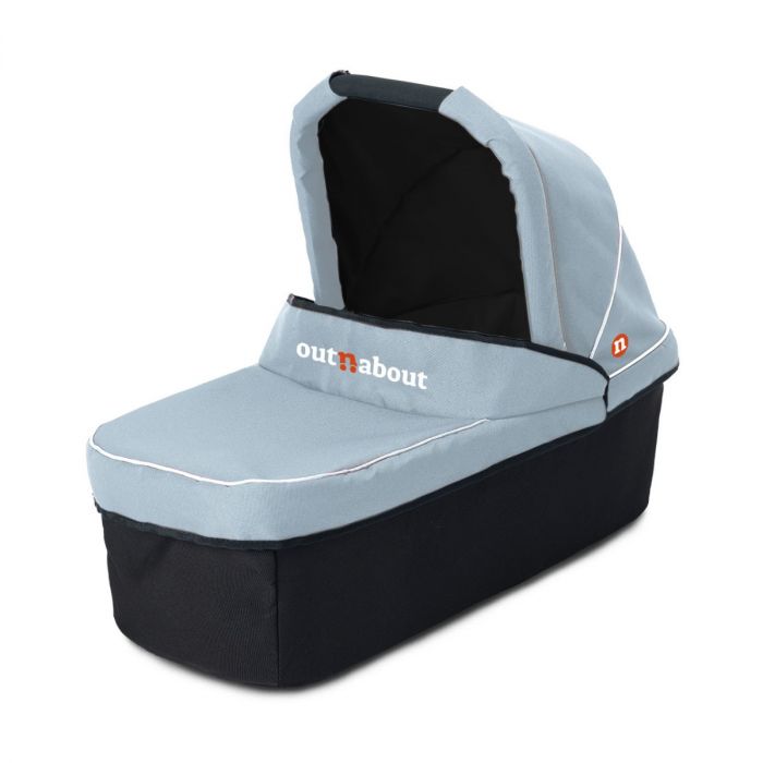 Out n About Nipper V5 Double Carrycot - Rocksalt Grey product image