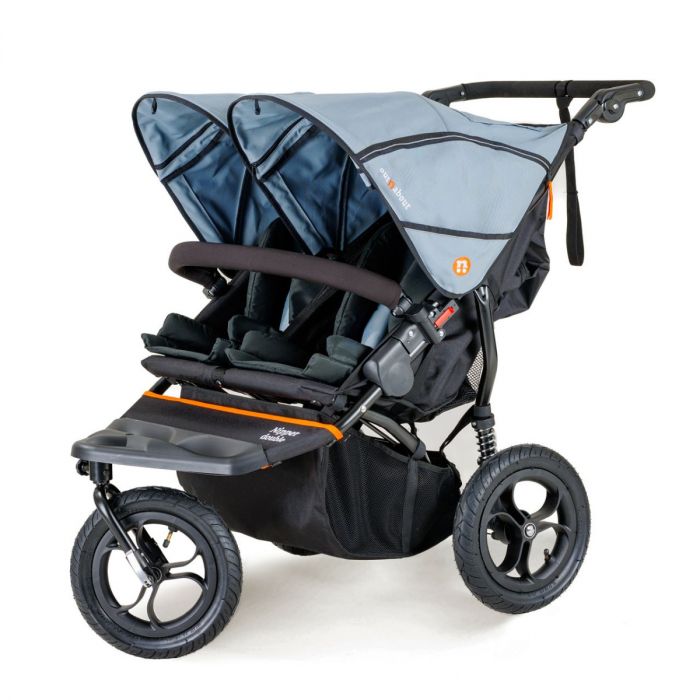 Out n About Nipper V5 Double Pushchair - Rocksalt Grey product image