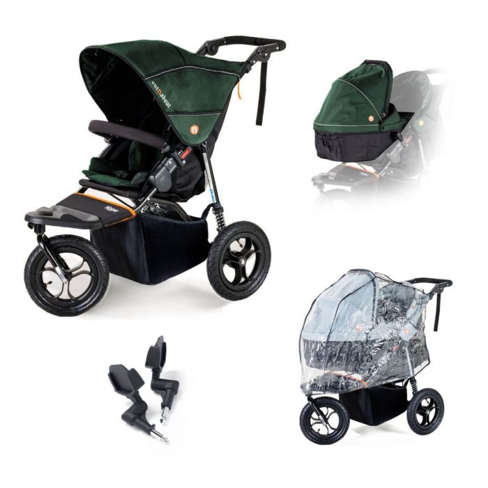 Out n About Nipper V5 Single Newborn Starter Bundle - Sycamore Green product image