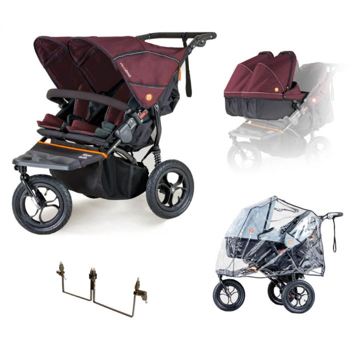 Out n About Nipper V5 Twin Starter Bundle - Brambleberry Red product image