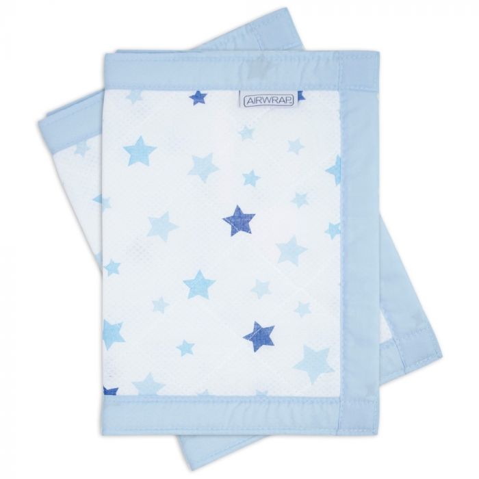 Airwrap 2 Sided Cot Protector - Blue Star