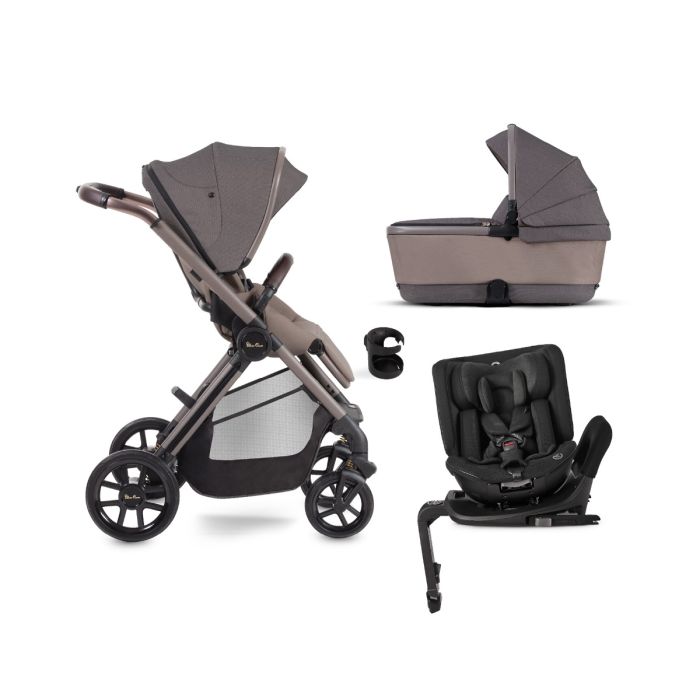 Silver Cross Reef + First Bed Folding Carrycot + Motion All Size - Earth product image