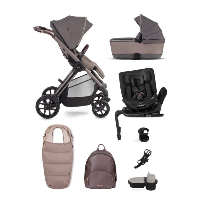 Silver Cross Reef + First Bed Folding Carrycot + Ultimate Pack - Motion All Size - Earth product image