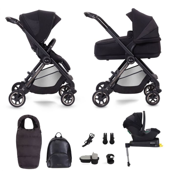 Silver Cross Dune + Compact Folding Carrycot + Ultimate Pack - Space product image