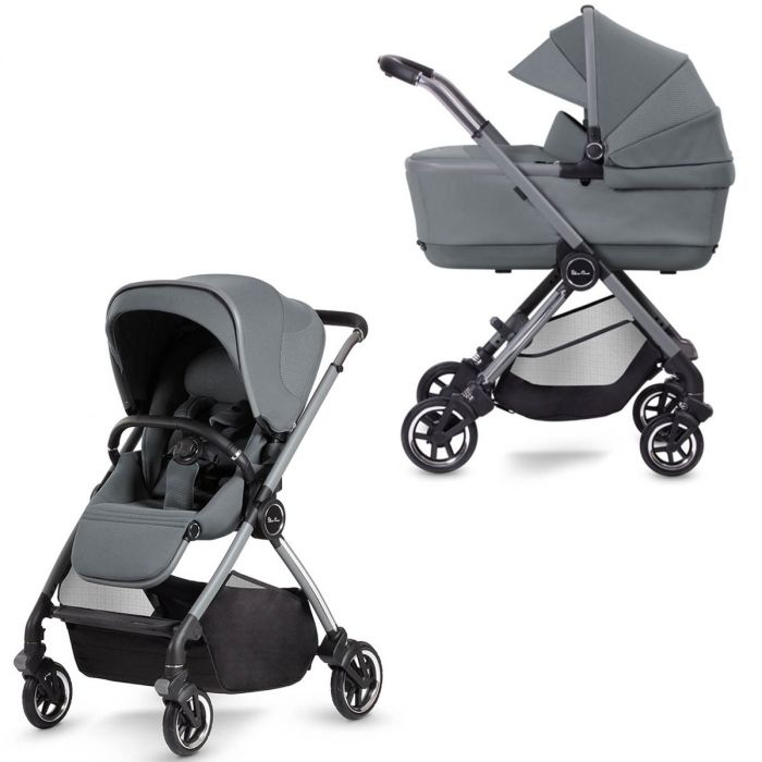 Silver Cross Dune + First Bed Folding Carrycot - Glacier product image