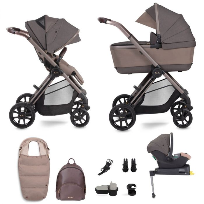 Silver Cross Reef + First Bed Folding Carrycot + Ultimate Pack - Earth product image