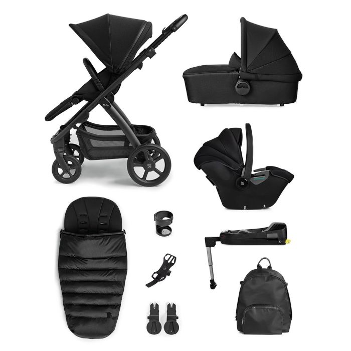 Silver Cross Tide 3-in-1 Pram + Accessory Pack + Dream i-Size Car Seat + Base - Space product image