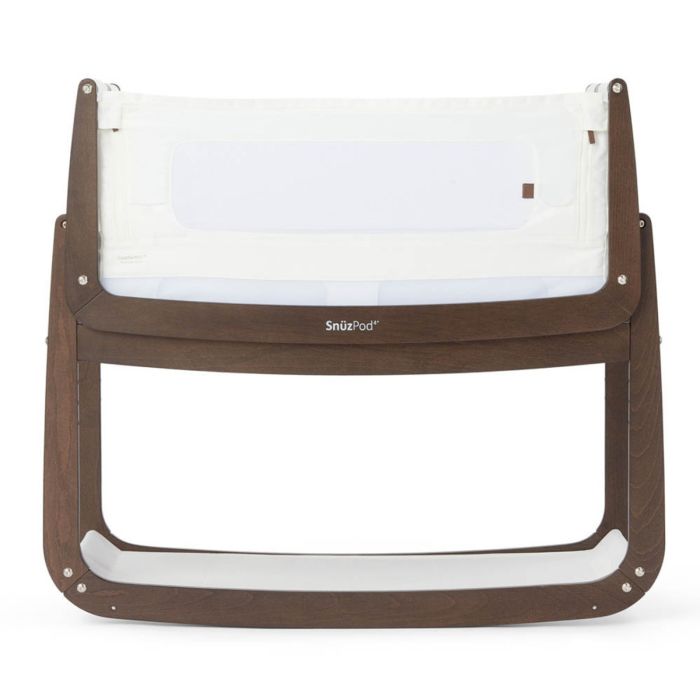SnuzPod 4 Bedside Crib with Mattress The Natural Edit - Ebony product image