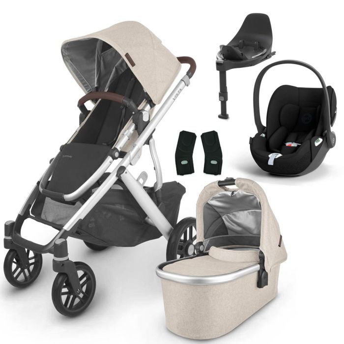 UPPAbaby VISTA V2 Travel System with Cybex Cloud T + Rotating IsoFix Base - Declan product image