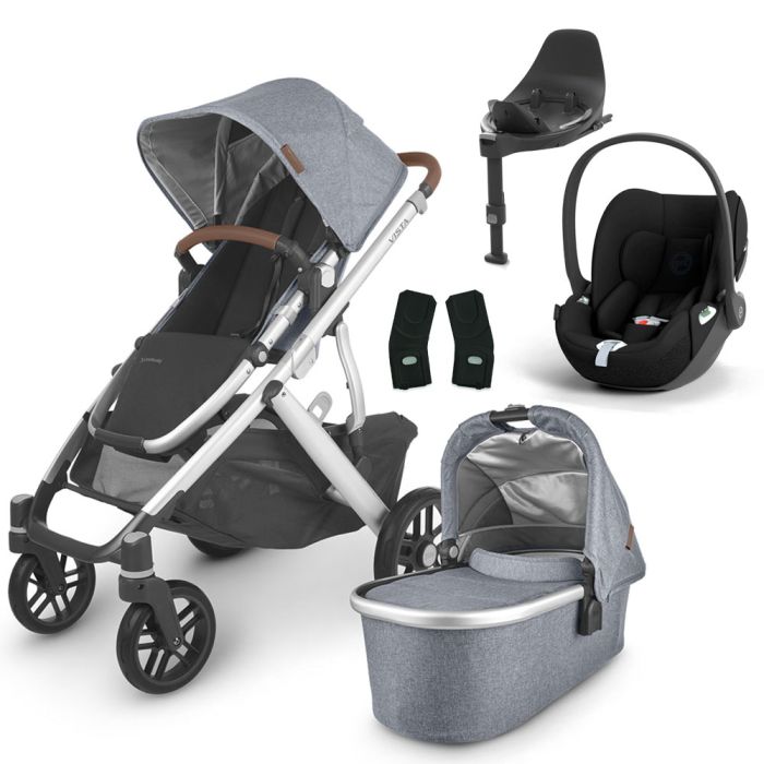 UPPAbaby VISTA V2 Travel System with Cybex Cloud T + Rotating IsoFix Base - Gregory product image