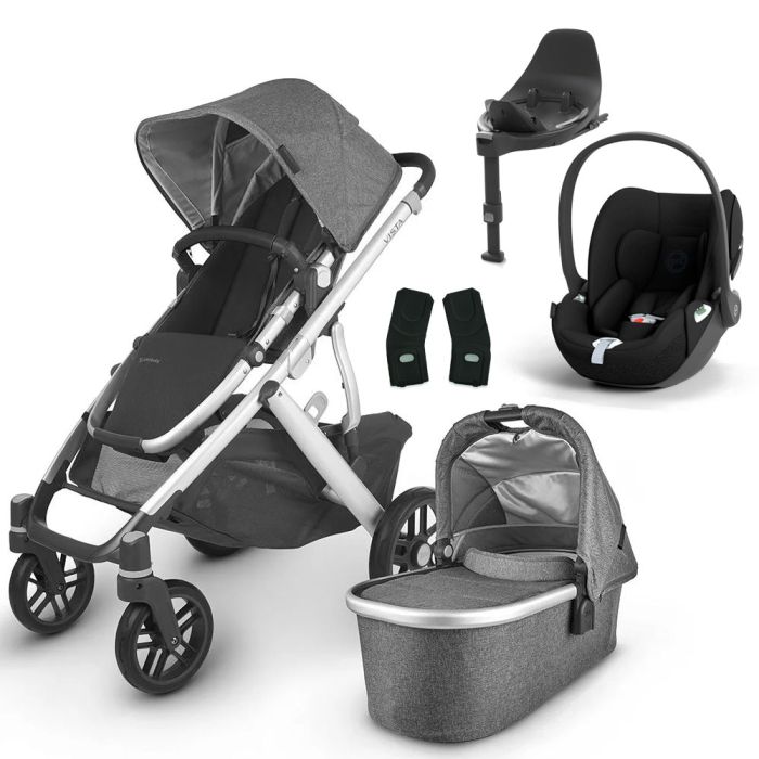 UPPAbaby VISTA V2 Travel System with Cybex Cloud T + Rotating IsoFix Base - Jordan product image
