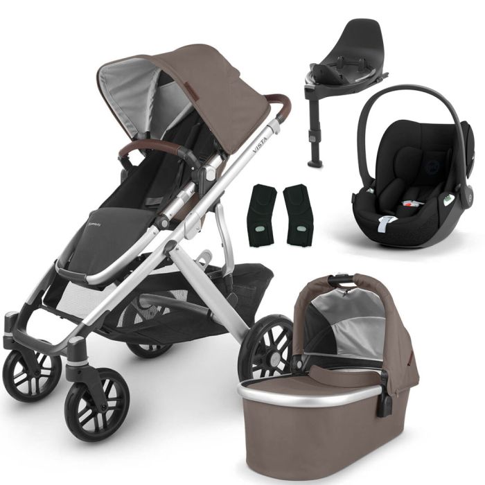 UPPAbaby VISTA V2 Travel System with Cybex Cloud T + Rotating IsoFix Base - Theo product image