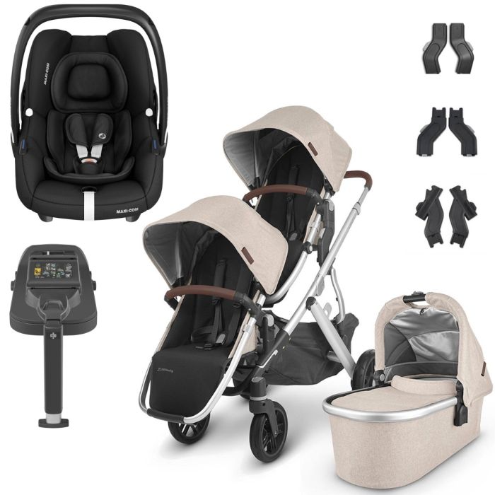 UPPAbaby VISTA V2 Double Maxi-Cosi Cabriofix i-Size Travel System - Declan product image
