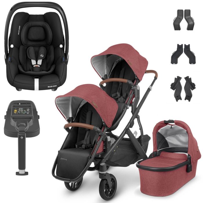 UPPAbaby VISTA V2 Double Maxi-Cosi Cabriofix i-Size Travel System - Lucy product image
