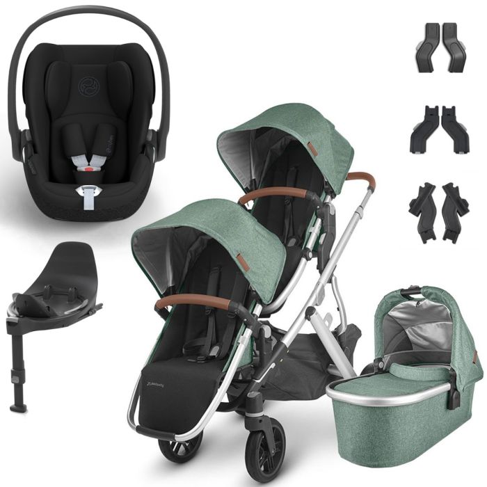 UPPAbaby VISTA V2 Double Cybex Cloud T Travel System - Emmett product image
