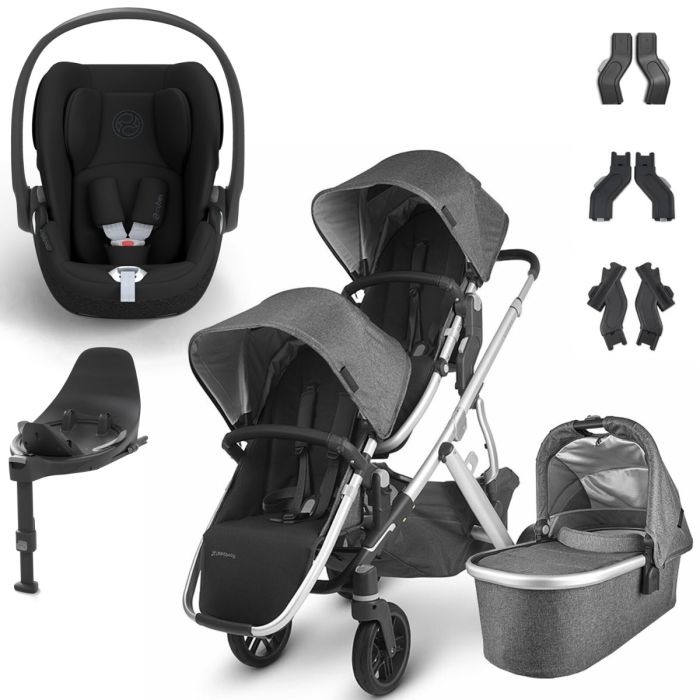UPPAbaby VISTA V2 Double Cybex Cloud T Travel System - Jordan product image