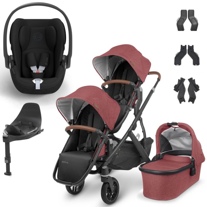 UPPAbaby VISTA V2 Double Cybex Cloud T Travel System - Lucy product image