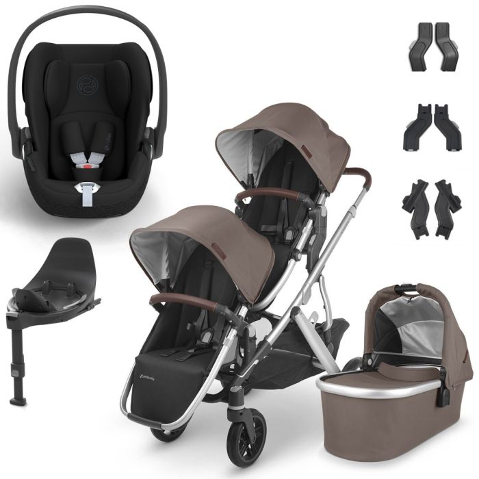 UPPAbaby VISTA V2 Double Cybex Cloud T Travel System - Theo