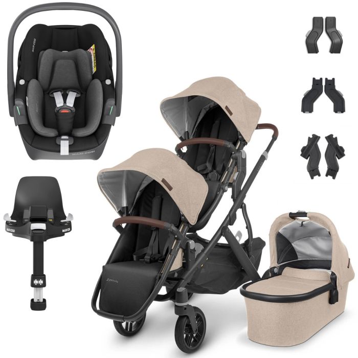 UPPAbaby VISTA V2 Double Maxi-Cosi Pebble 360 Travel System - Liam product image
