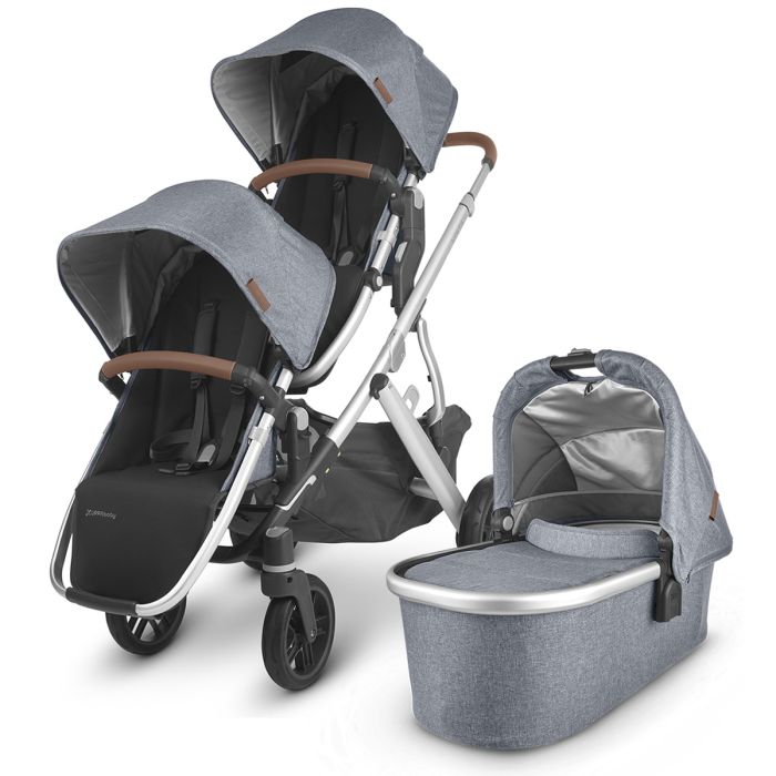 UPPAbaby VISTA V2 Double Pushchair & Carrycot - Gregory product image