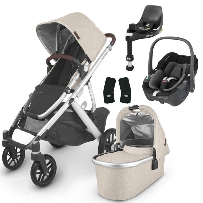 UPPAbaby VISTA V2 Travel System with Maxi-Cosi Pebble 360 + Rotating IsoFix Base - Declan product image
