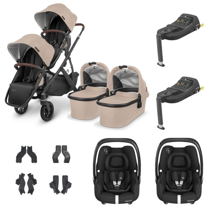 UPPAbaby VISTA V2 Twin Maxi-Cosi Cabriofix i-Size Travel System - Liam product image