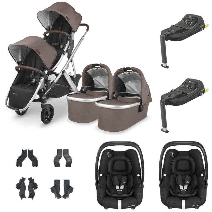 UPPAbaby VISTA V2 Twin Maxi-Cosi Cabriofix i-Size Travel System - Theo product image